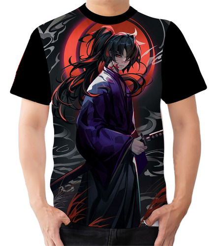 Camisa Camiseta Kokushibo Oni Kimetsu No Yaiba 3